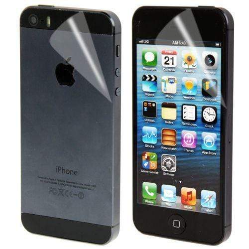 AussieSuperStore Homeware Supplies 2 in 1 Screen Protector (Front Screen + Back Cover) for iPhone 5S 2 in 1 Screen Protector for iPhone 5S | iPhone Accessories CBIP5CB1055